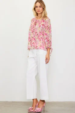Alanna Floral Print Longsleeve Blouse*SKIES ARE BLUE Online