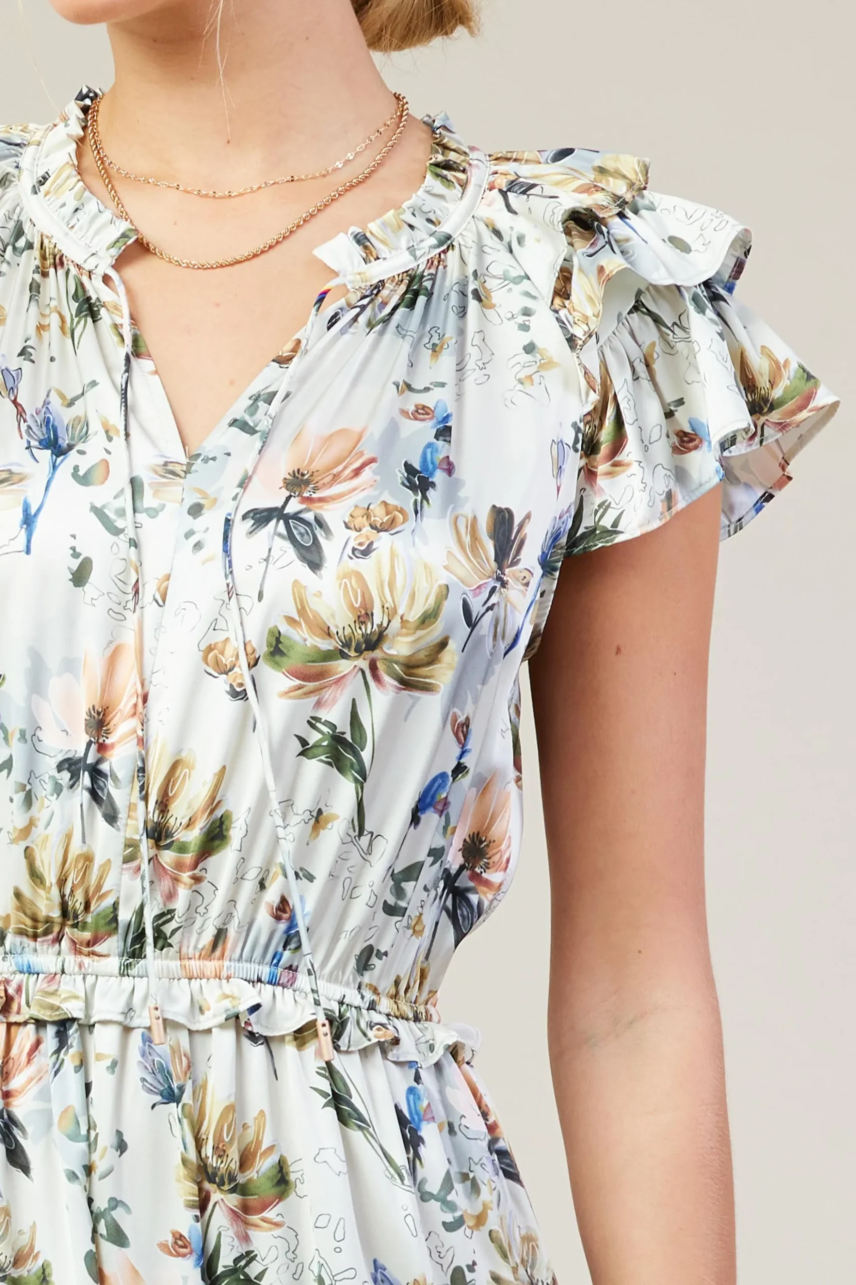 Amani Floral Print Sleeveless Maxi Dress*SKIES ARE BLUE Discount