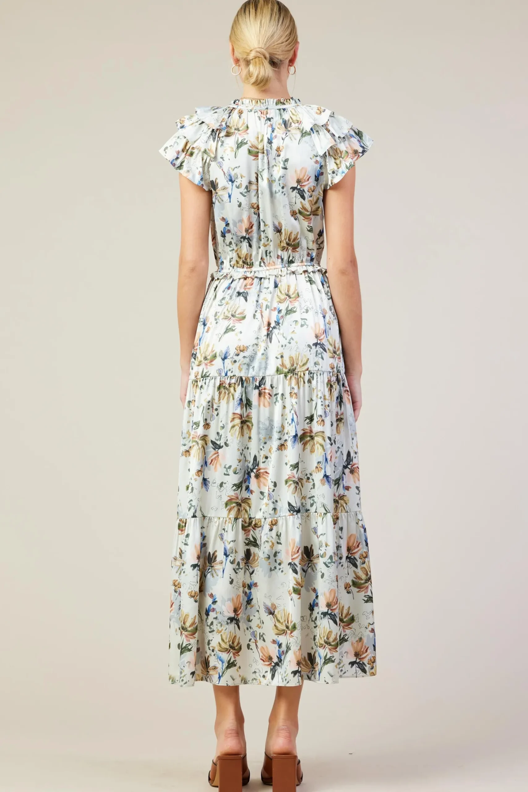 Amani Floral Print Sleeveless Maxi Dress*SKIES ARE BLUE Discount