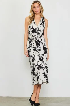 Amaya Jacquard Print Sleeveless Dress*SKIES ARE BLUE