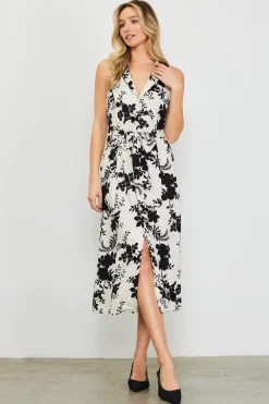 Amaya Jacquard Print Sleeveless Dress*SKIES ARE BLUE
