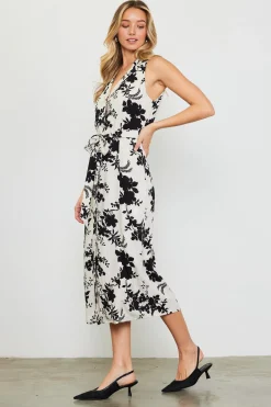 Amaya Jacquard Print Sleeveless Dress*SKIES ARE BLUE