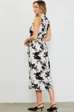 Amaya Jacquard Print Sleeveless Dress*SKIES ARE BLUE