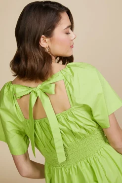 Andrea Poplin Midi Dress*SKIES ARE BLUE Sale
