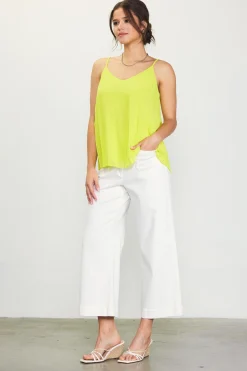 Back Strap Detail Pleated Cami*SKIES ARE BLUE Best