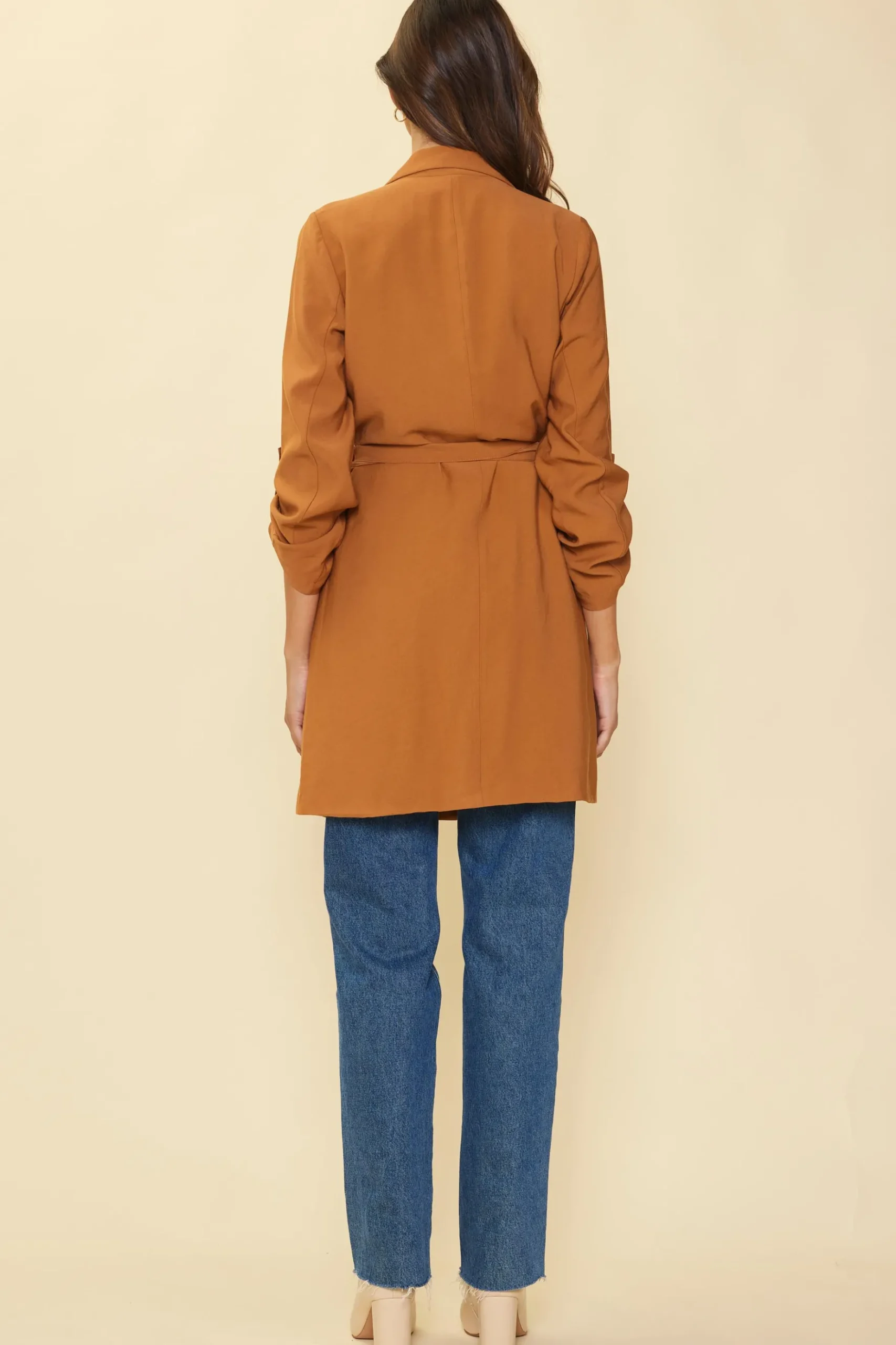 Belted Trench Coat*SKIES ARE BLUE Outlet