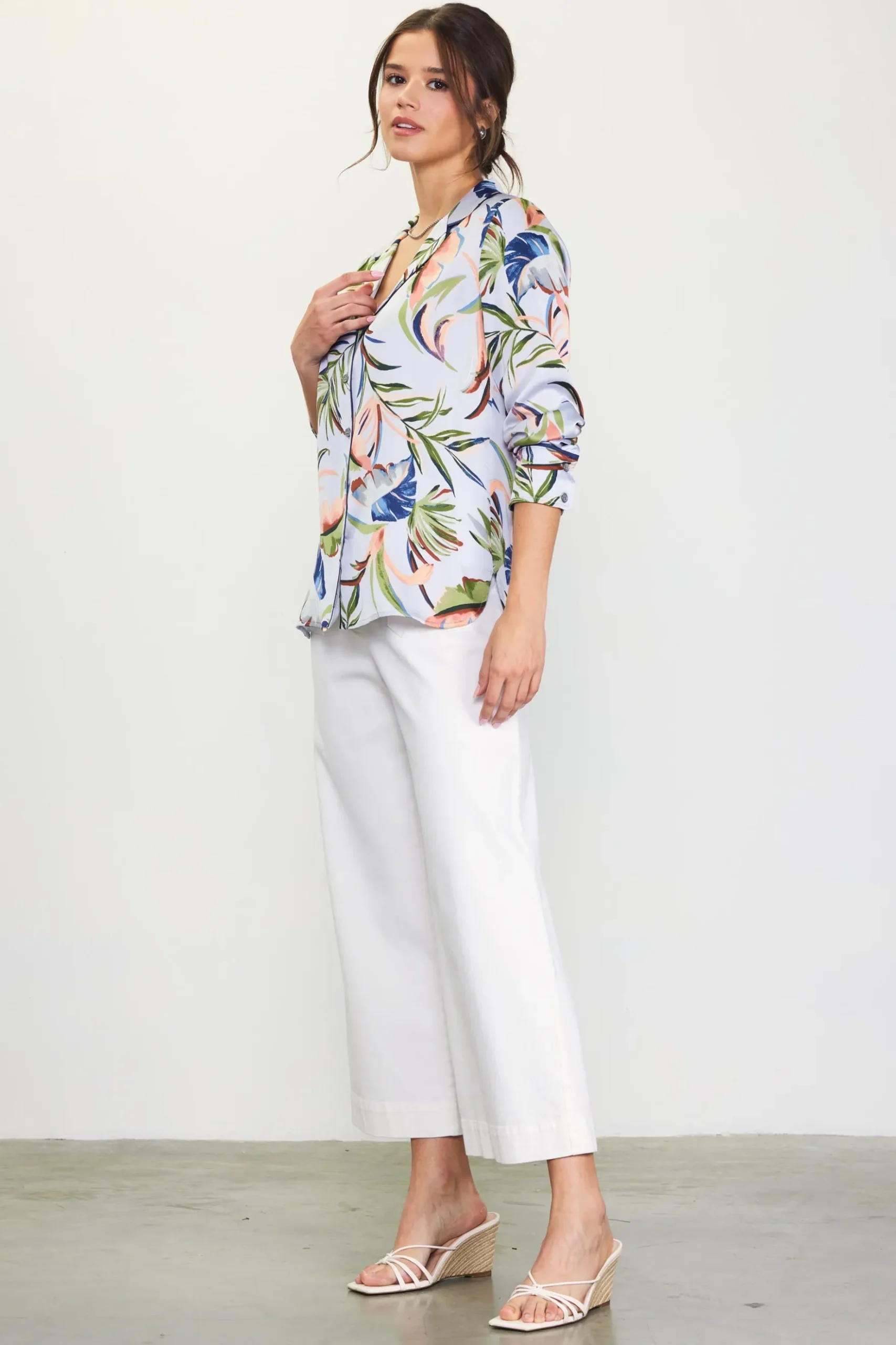 Bianca Floral Print Longsleeve Blouse*SKIES ARE BLUE Online