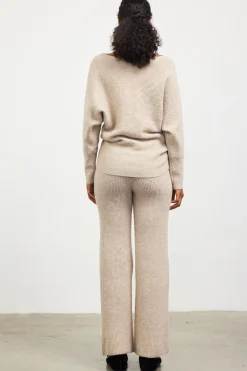 Boatneck Ribbed Knit Sweater*SKIES ARE BLUE Clearance