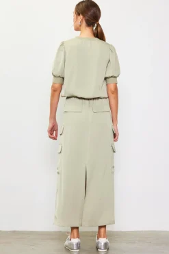 Bubble Sleeve Top*SKIES ARE BLUE