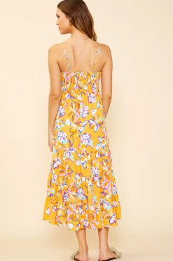 Button Detail Midi Dress*SKIES ARE BLUE Best