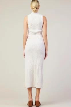 Cable Knit Midi Skirt*SKIES ARE BLUE Sale