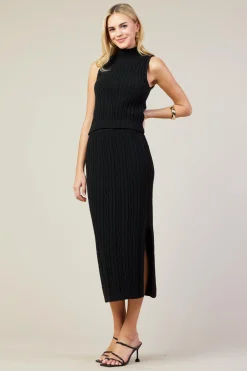 Cable Knit Midi Skirt*SKIES ARE BLUE New