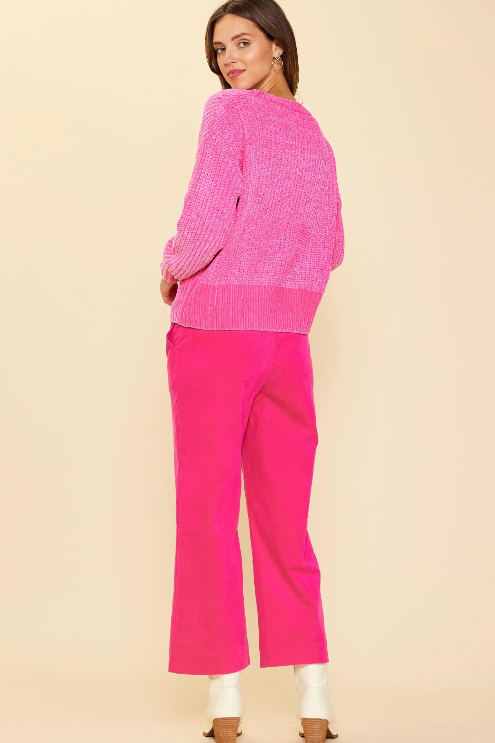 Chenille Knit Sweater*SKIES ARE BLUE Hot