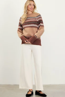 Clarke Fair Isle Sweater*SKIES ARE BLUE Hot