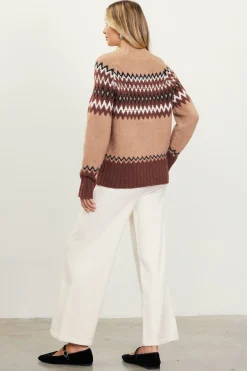 Clarke Fair Isle Sweater*SKIES ARE BLUE Hot