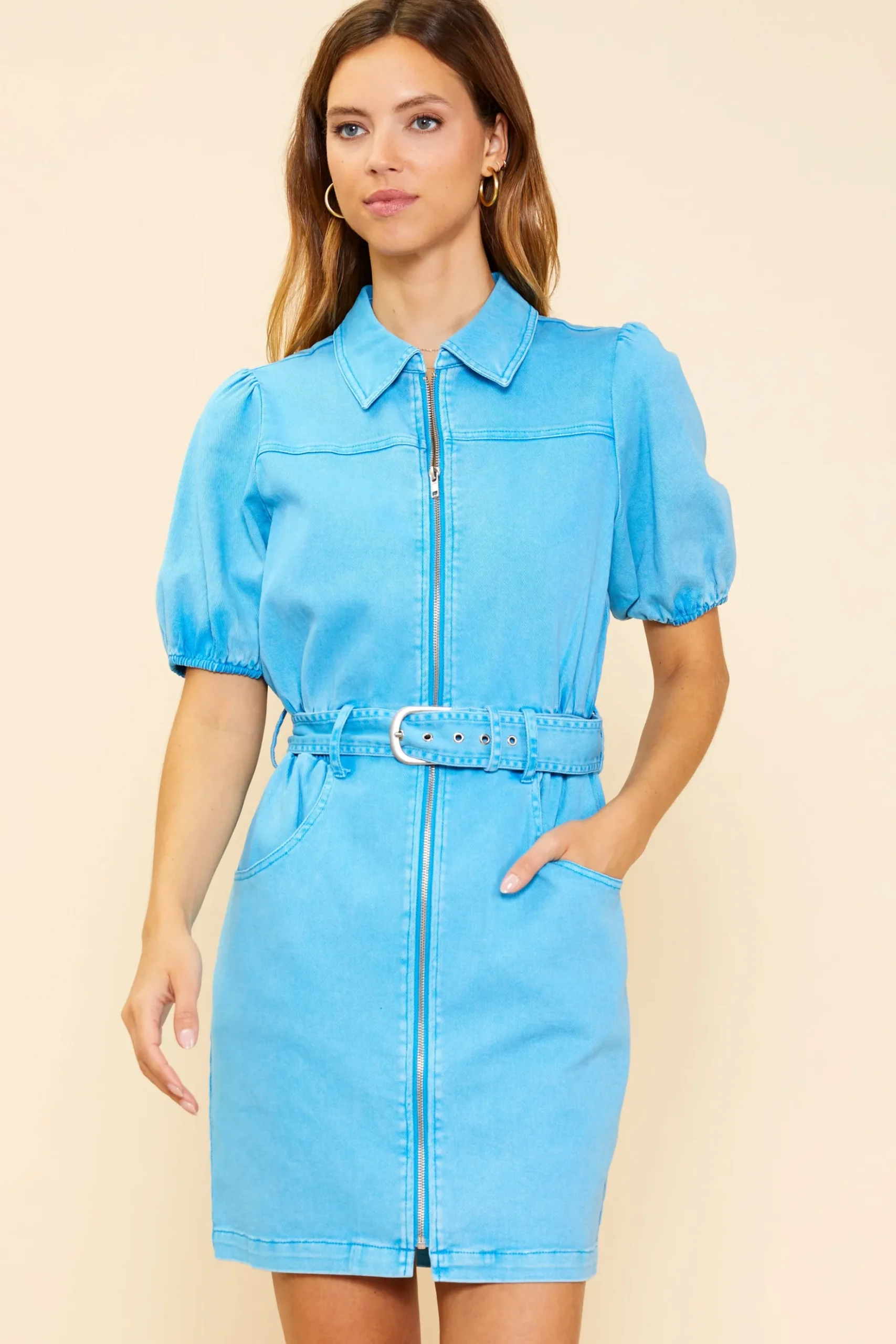 Collared Mini Dress*SKIES ARE BLUE Online