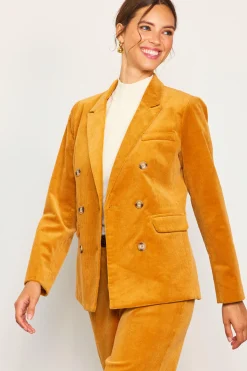 Corduroy Double Breasted Blazer*SKIES ARE BLUE New