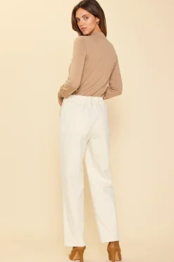 Cotton Twill Belted Pants*SKIES ARE BLUE Online