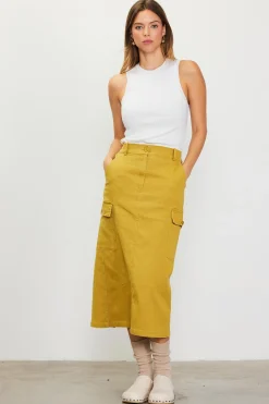 Cotton Twill Cargo Skirt*SKIES ARE BLUE Discount