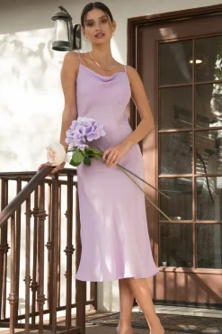 Cowl Neck Bias Dress*SKIES ARE BLUE Clearance