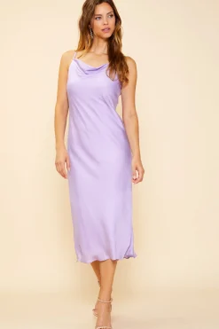 Cowl Neck Bias Dress*SKIES ARE BLUE Clearance