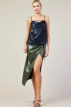Cowl Neck Tank Top*SKIES ARE BLUE Clearance