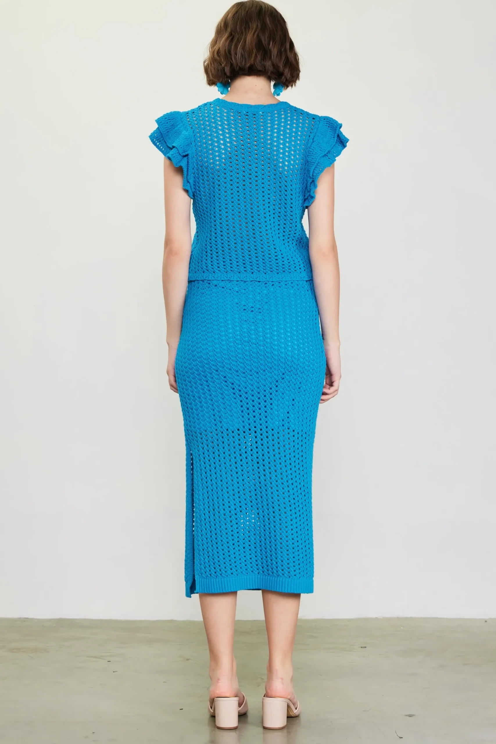 Crochet Midi Skirt*SKIES ARE BLUE Best