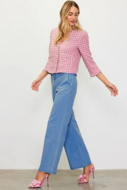 Cropped Tweed Jacket*SKIES ARE BLUE Outlet