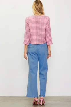 Cropped Tweed Jacket*SKIES ARE BLUE Outlet