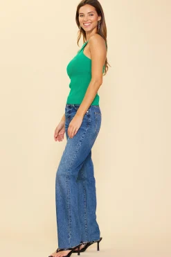 Crossed Neck Sweater Top*SKIES ARE BLUE Hot