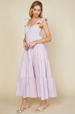 Diana Poplin Maxi Dress*SKIES ARE BLUE Best