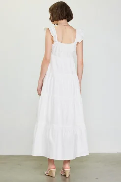 Diana Poplin Maxi Dress*SKIES ARE BLUE