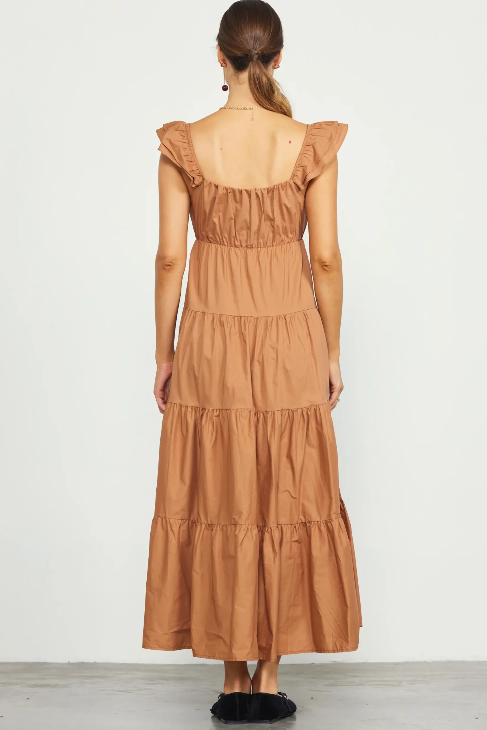Diana Poplin Maxi Dress*SKIES ARE BLUE Hot