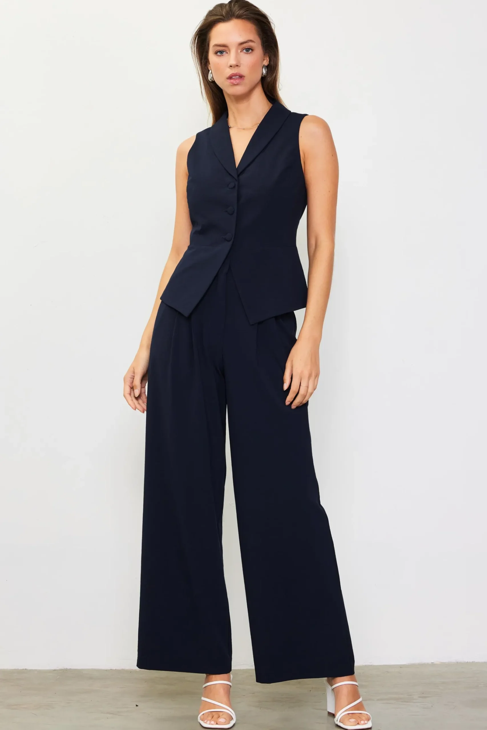 Double Pleated Wide Pants*SKIES ARE BLUE Clearance