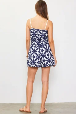 Embroidered Shorts With Zipper*SKIES ARE BLUE Best