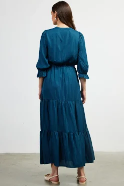 Emery Ruffle Tiered Maxi Dress*SKIES ARE BLUE Outlet