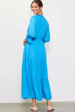 Emery Ruffle Tiered Maxi Dress*SKIES ARE BLUE Hot