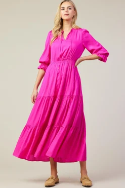 Emery Ruffle Tiered Maxi Dress*SKIES ARE BLUE Outlet
