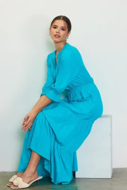 Emery Ruffle Tiered Maxi Dress*SKIES ARE BLUE New