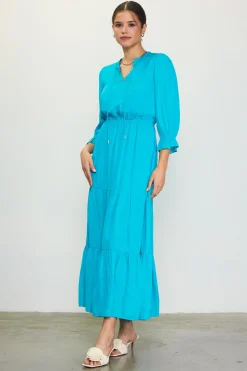 Emery Ruffle Tiered Maxi Dress*SKIES ARE BLUE New
