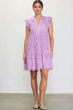Eyelet Mini Dress*SKIES ARE BLUE Outlet