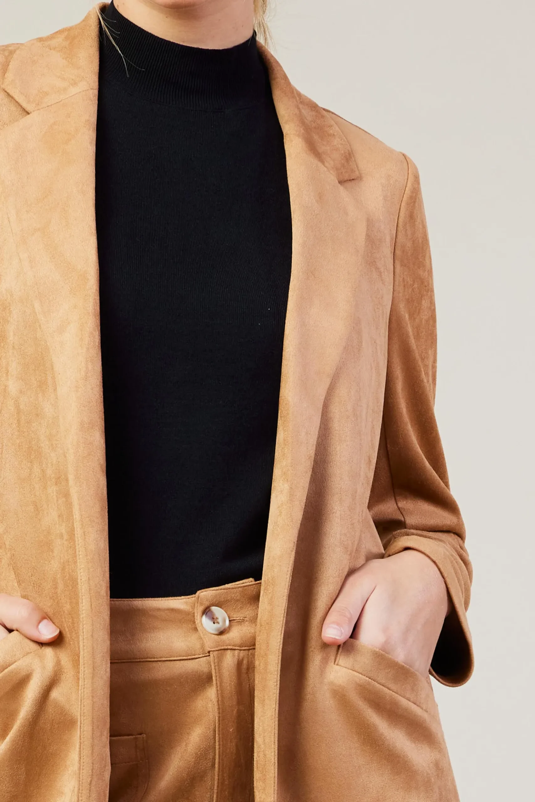 Faux Suede Duster Coat*SKIES ARE BLUE Hot