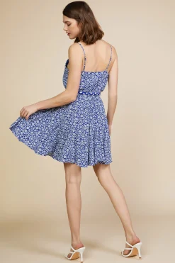 Floral Print Braided Tie Dress*SKIES ARE BLUE