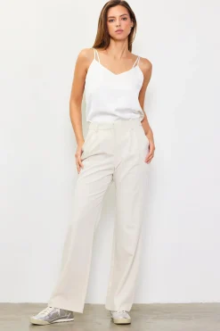 Front Pleat Wide Leg Trousers*SKIES ARE BLUE Discount