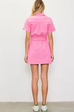 Front-Zip Utility Mini Dress*SKIES ARE BLUE Hot