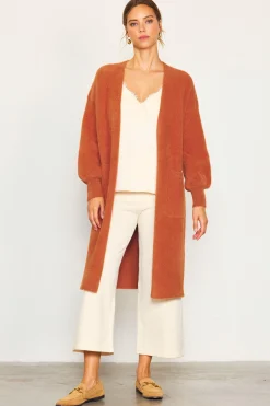 Fuzzy Longsleeve Cardigan*SKIES ARE BLUE Sale