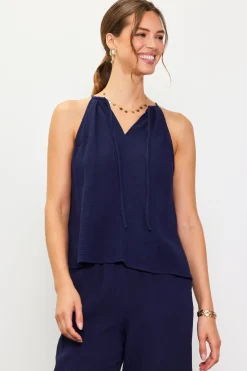 Gaia Tulip Back Halter Top*SKIES ARE BLUE Clearance