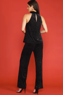 Glitter Dot Velvet Pants*SKIES ARE BLUE Discount