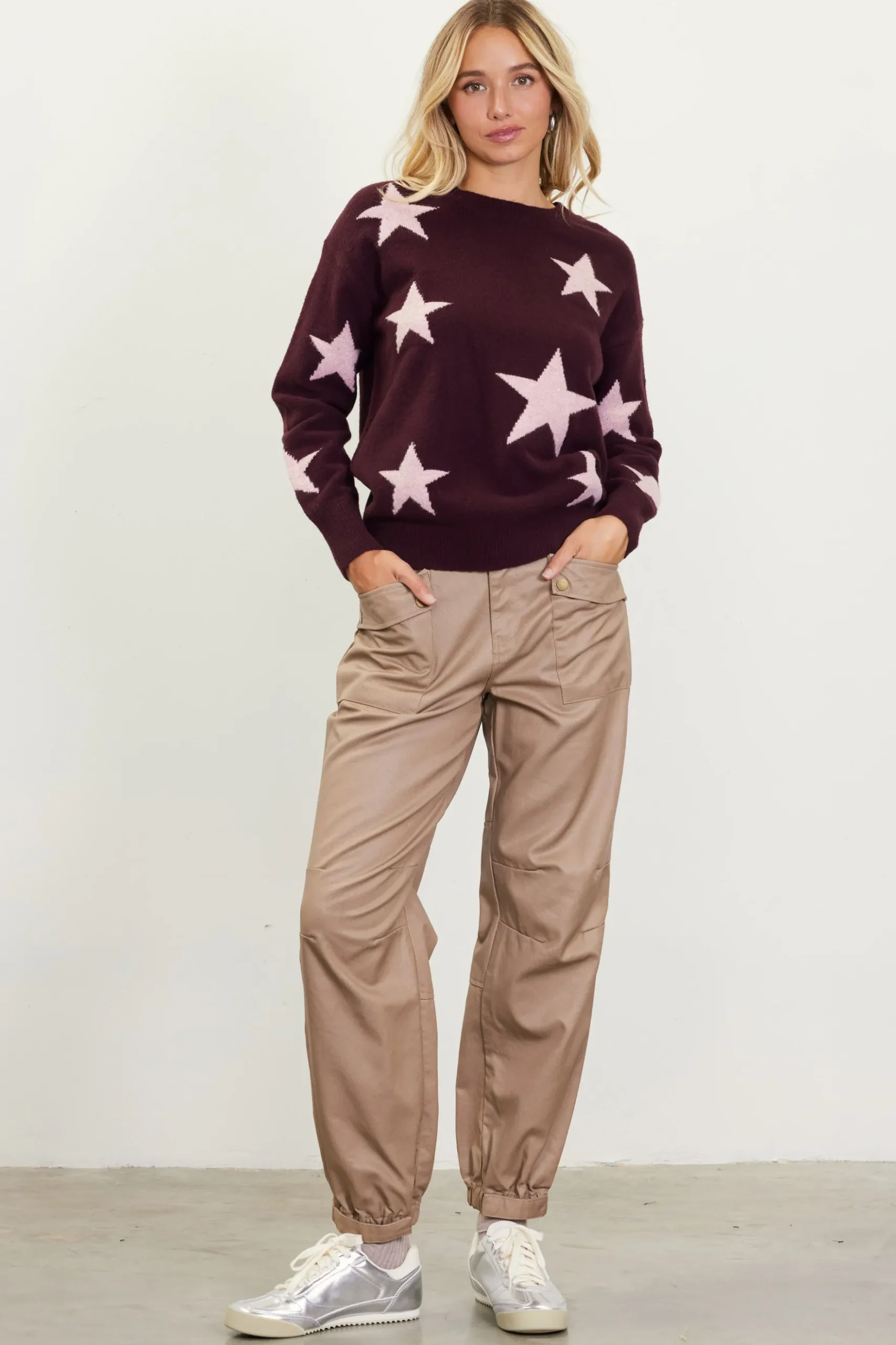 High Waisted Cargo Pants*SKIES ARE BLUE New