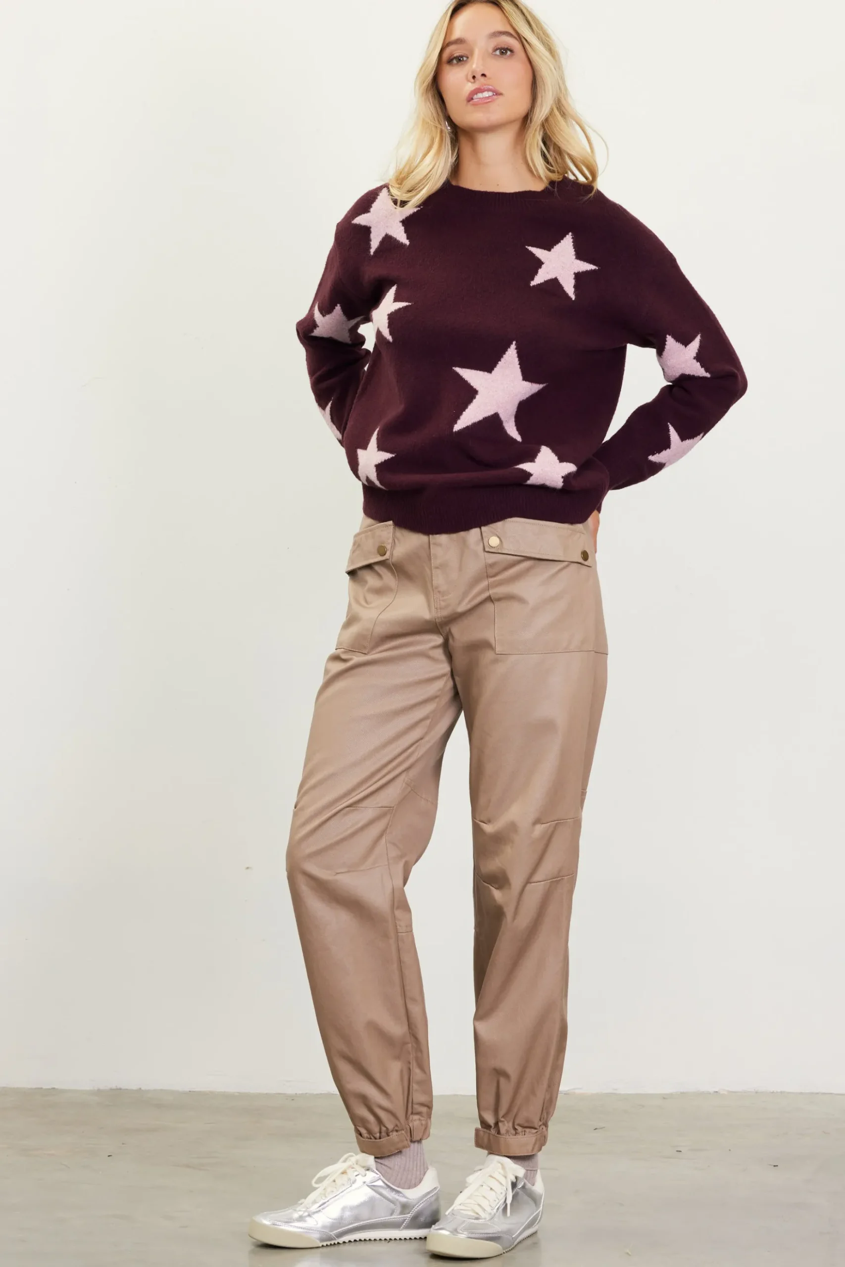 High Waisted Cargo Pants*SKIES ARE BLUE New